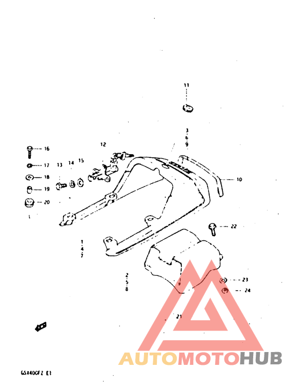 Обтекатель сидения