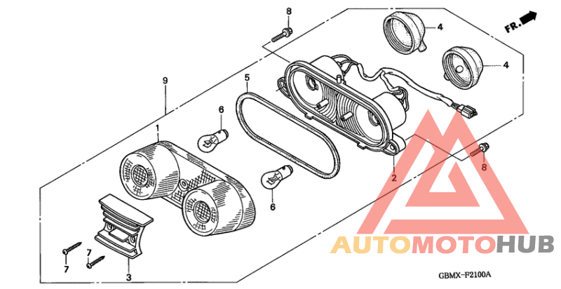 Taillight unit ass`y