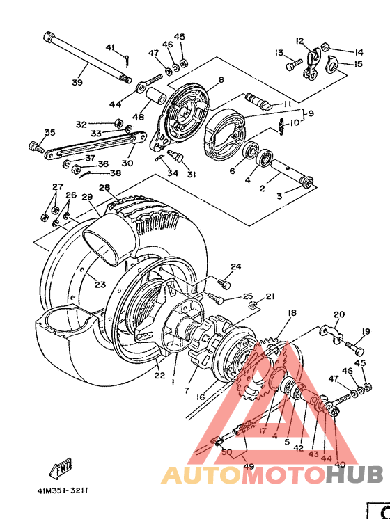 Переднее колесо