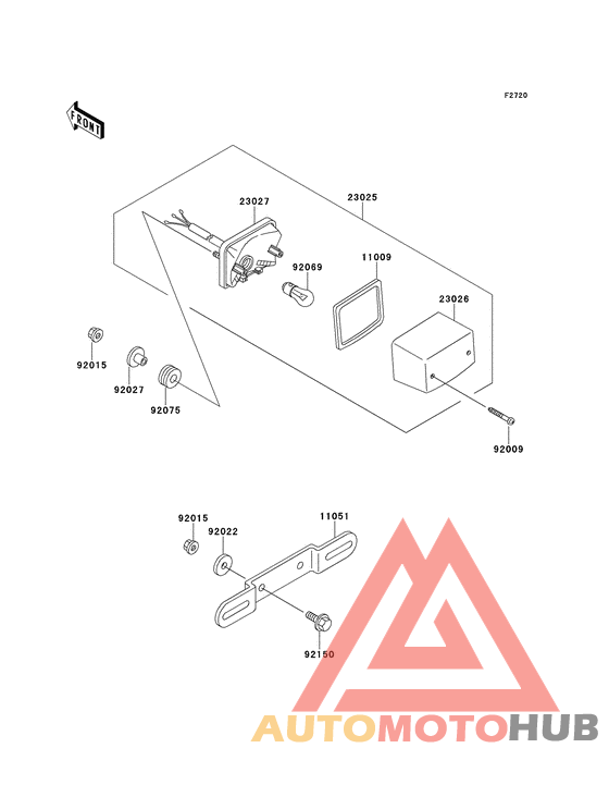 Taillight unit ass`y