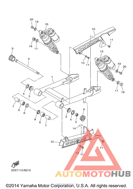 Rear arm  suspension
