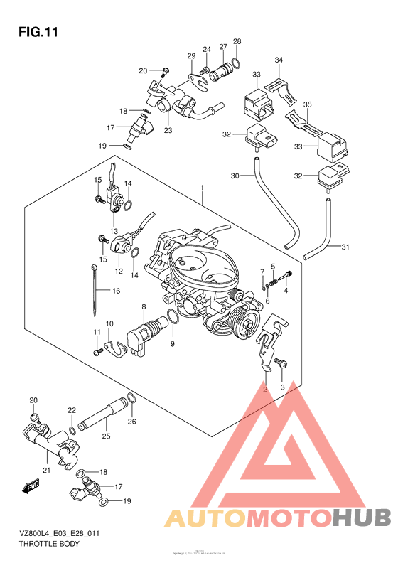 Throttle Body (Vz800L4 E03)