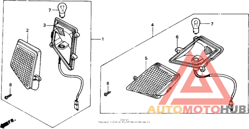 Сигналы поворота передние