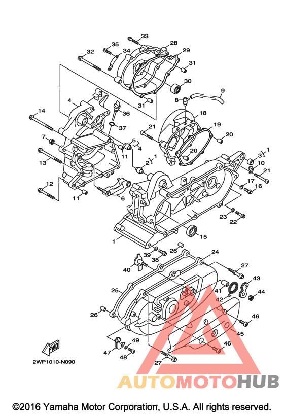 Картер двигателя