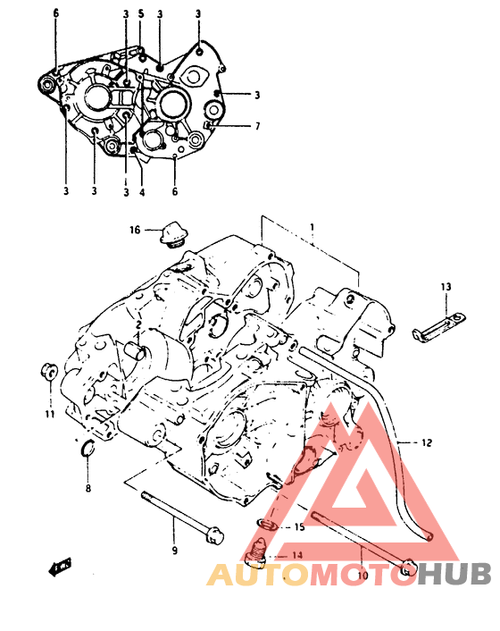 Картер двигателя