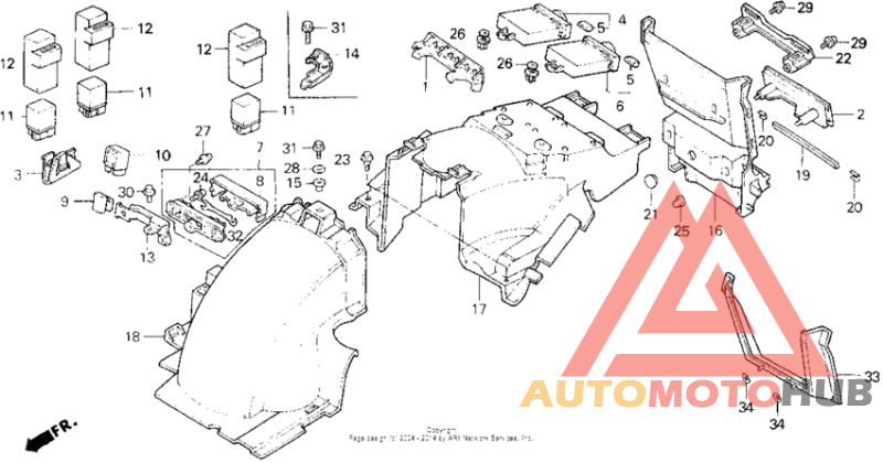 Задний бампер