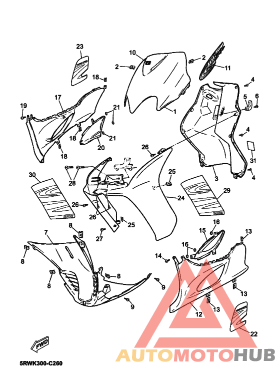 Щиток облицовочный