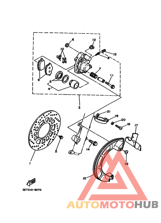 Передний суппорт
