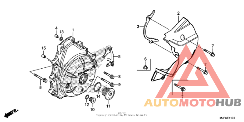 Крышка генератора