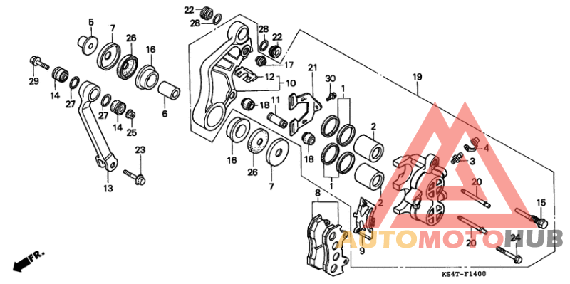 Передний суппорт