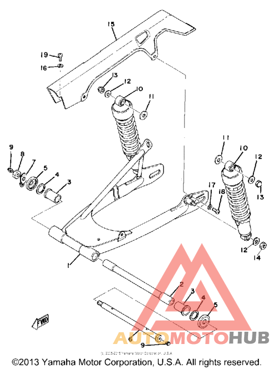 Rear arm - rear cushion