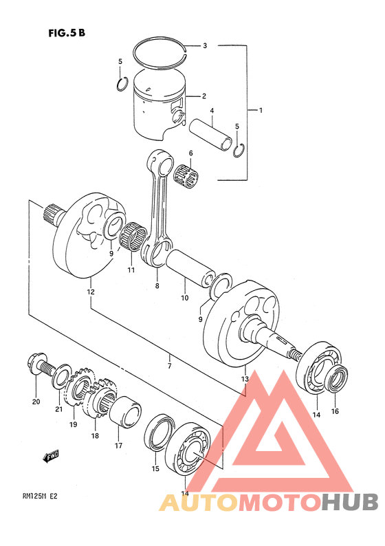 Вал коленчатый