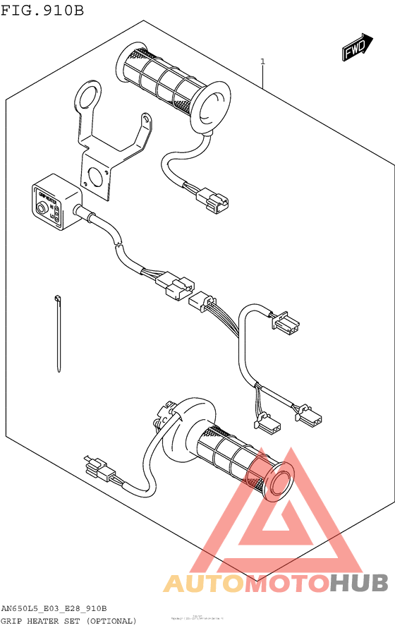 Grip Heater Set (Optional) (An650L5 E33)