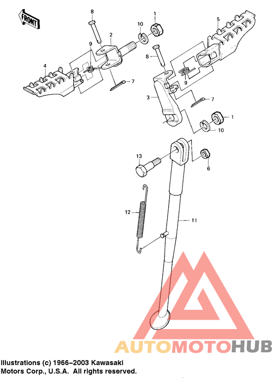 Footrests/stand