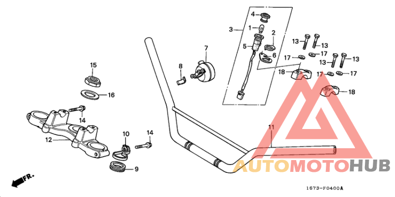 Handle pipe/top bridge