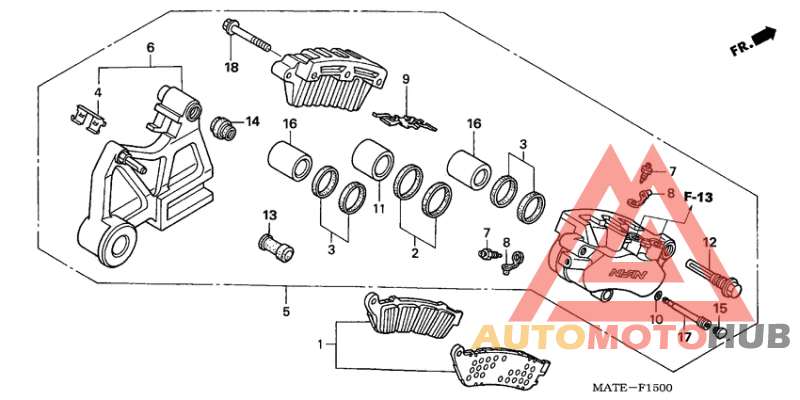 Задний суппорт