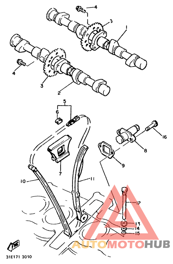 Camshaft. chain