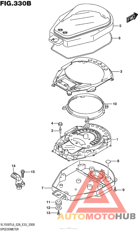 Speedometer (Vl1500Tl6 E33)