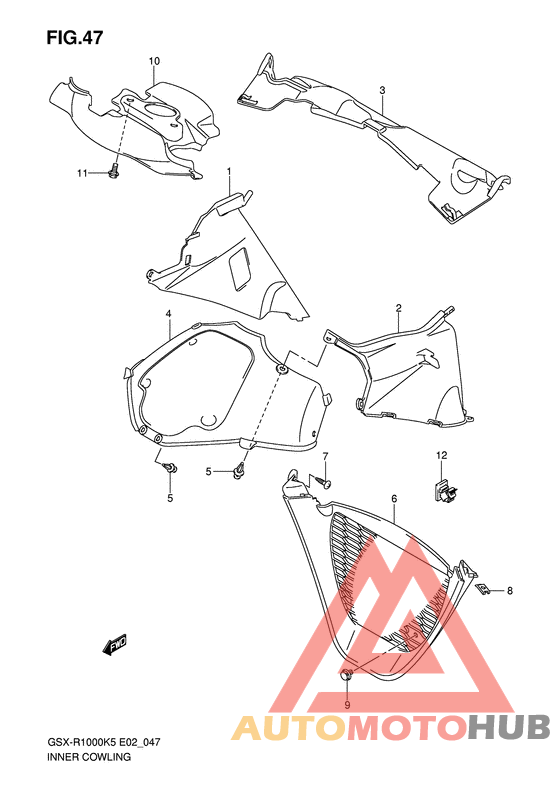Inner cowling
