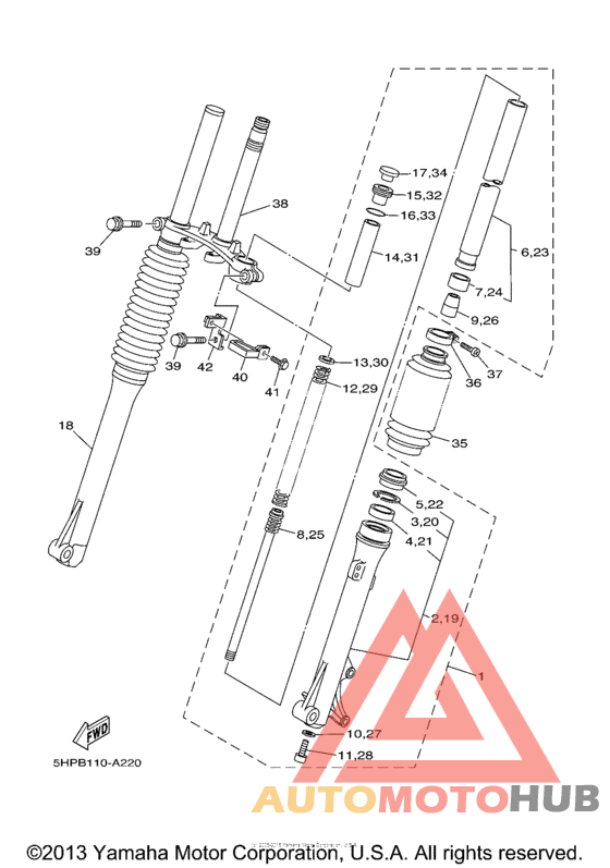 Front fork ls