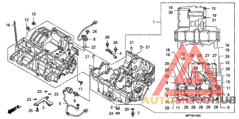 Картер двигателя