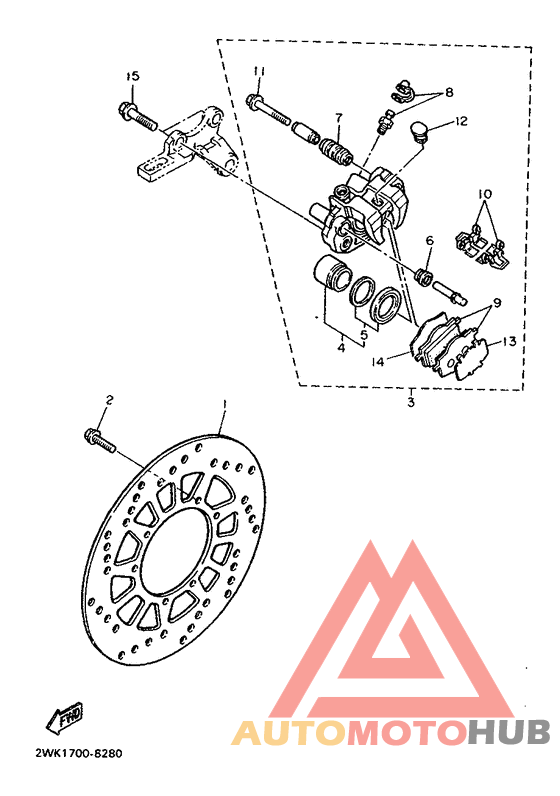 Задний суппорт