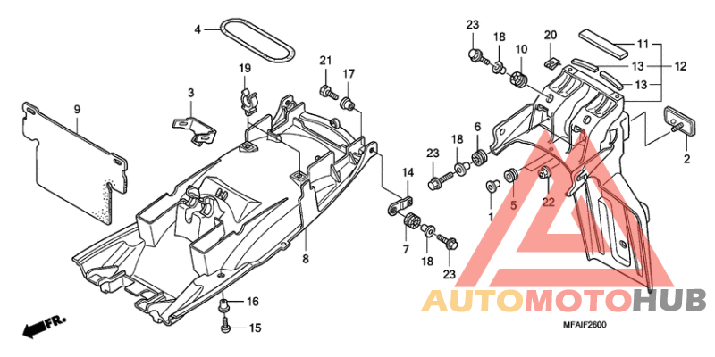 Заднее крыло