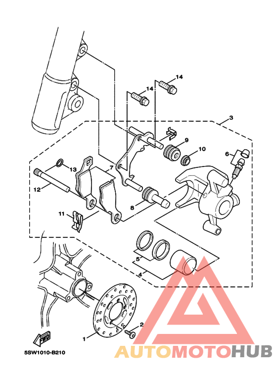 Передний суппорт