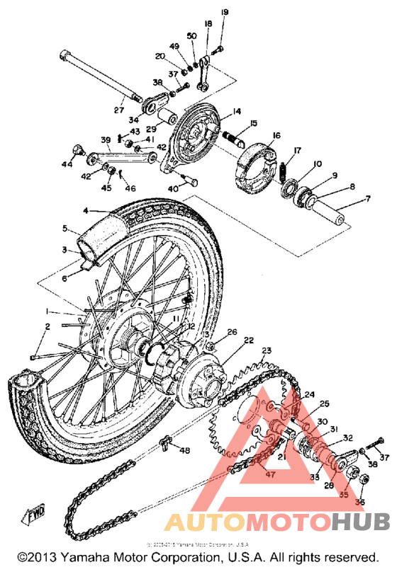 Переднее колесо