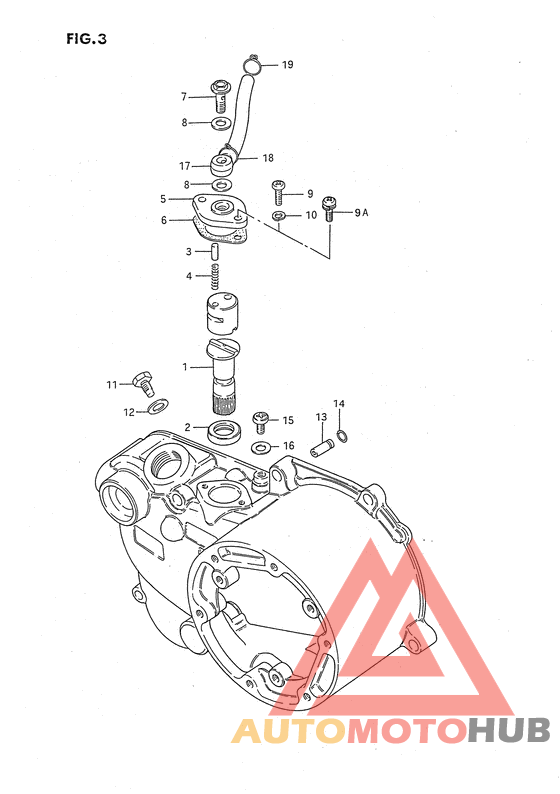 Clutch cover - oil pump