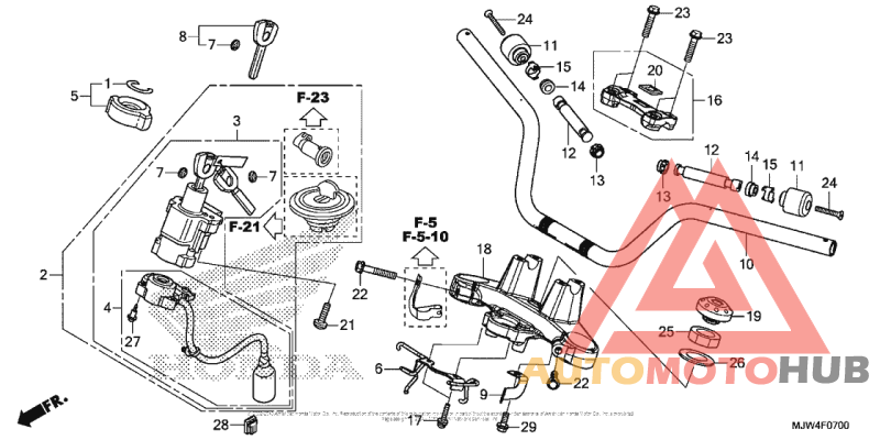 Handlebar + Top Bridge
