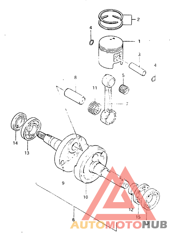 Вал коленчатый