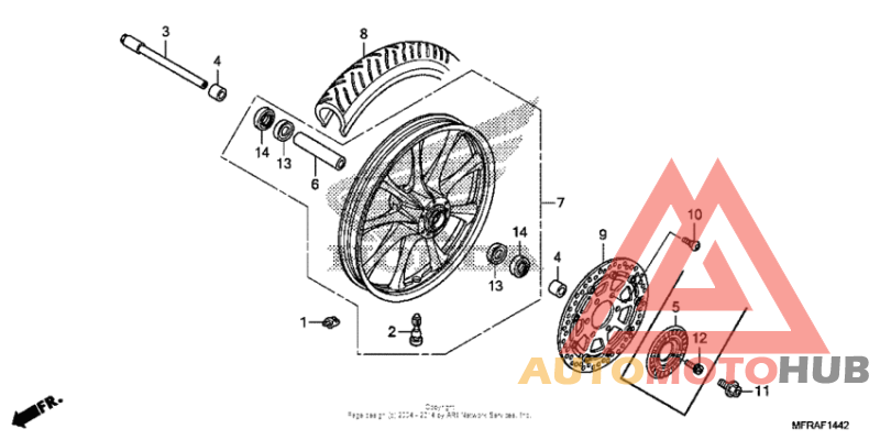 Front wheel (3)