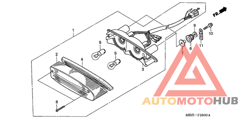 Taillight unit ass`y