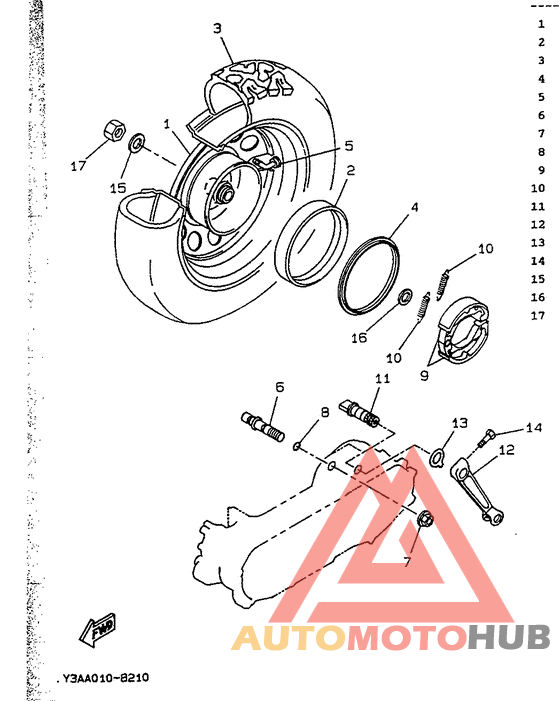 Переднее колесо