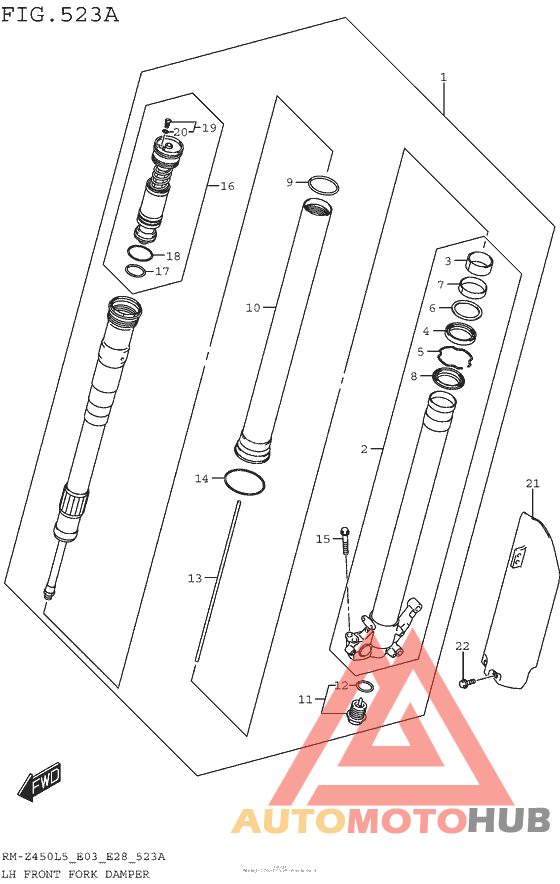 Lh Front Fork Damper
