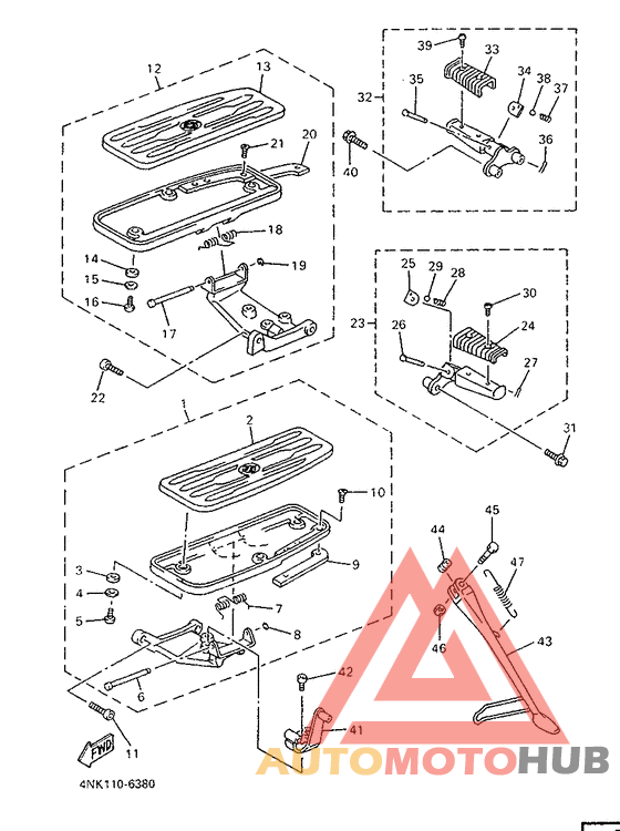 Stand. footrest
