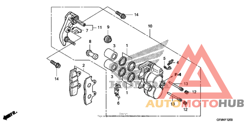 Передний суппорт