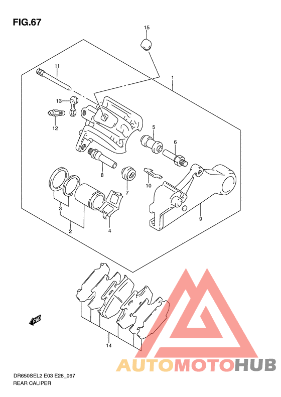 Задний суппорт