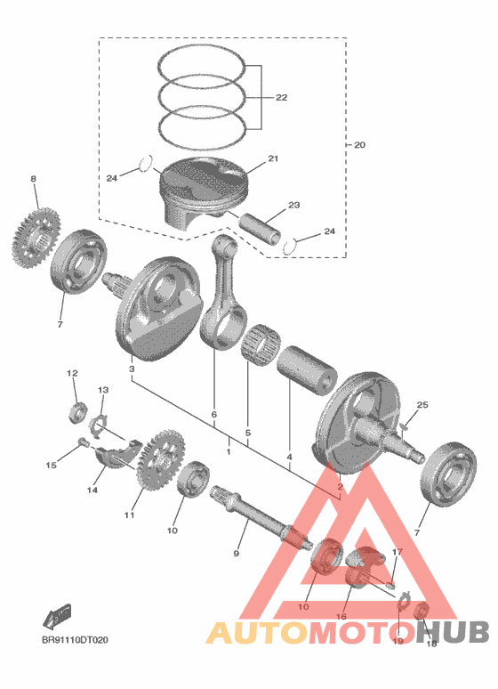 Crankshaft & piston