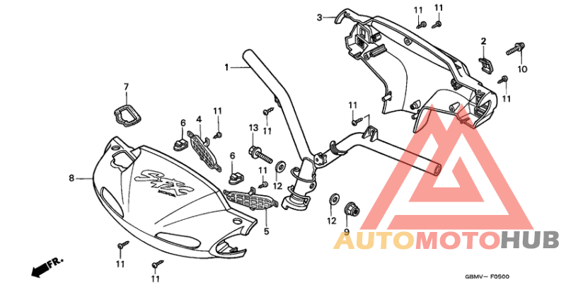 Steering handle/ handle cover