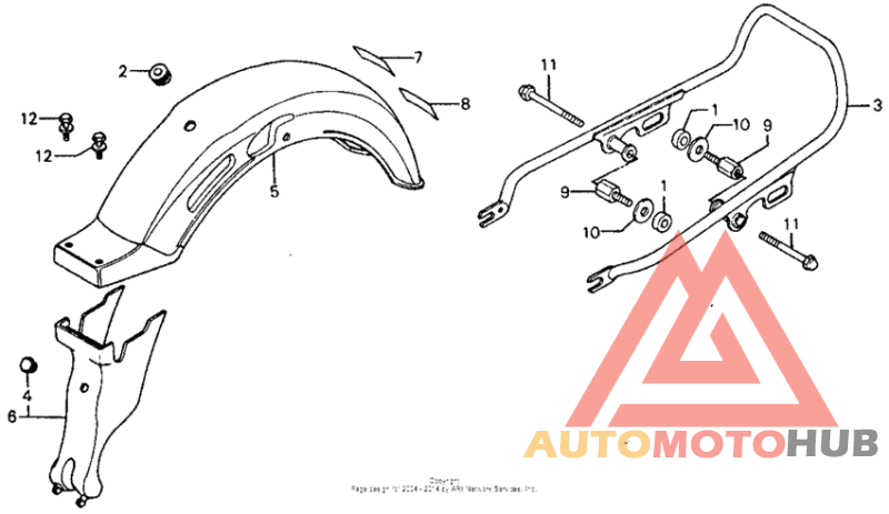 Задний бампер