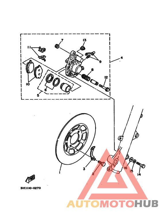 Передний суппорт