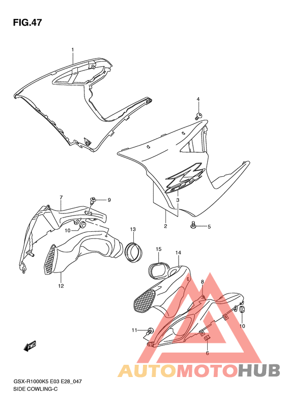 Side cowling
