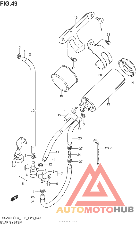 Evap System (Dr-Z400Sl4 E33)