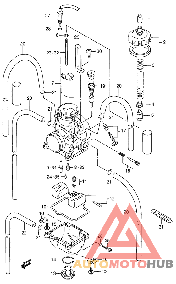 Carburetor assy