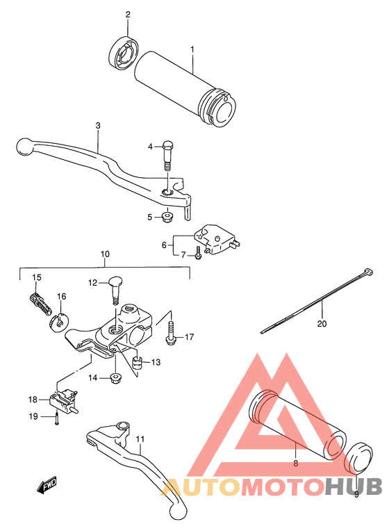 Рулевой рычаг