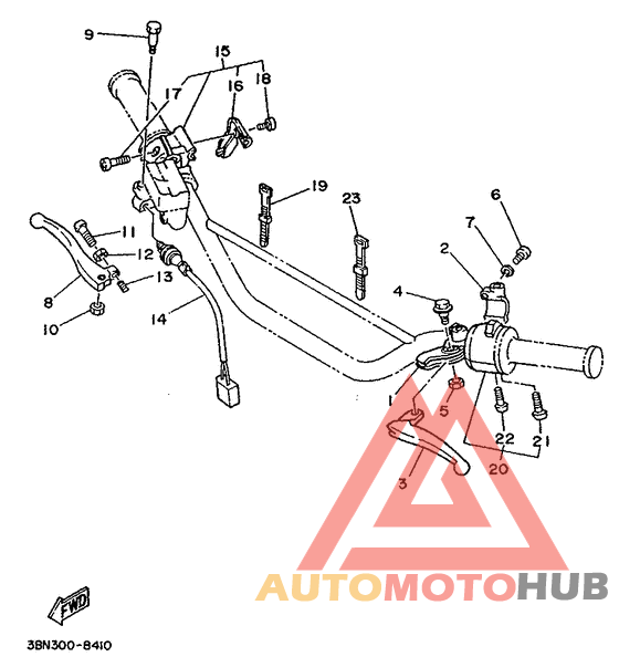 Handle switch. lever