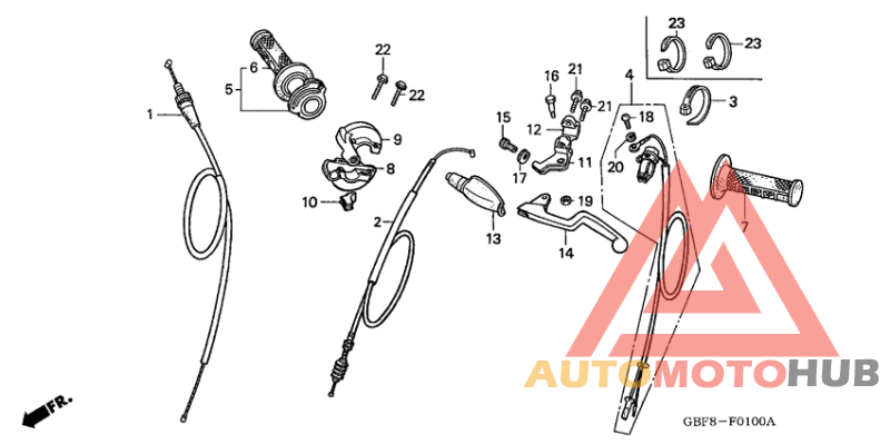 Handle lever/switch/cable