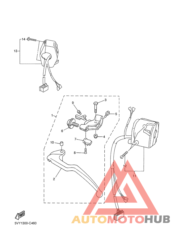 Handle switch & lever